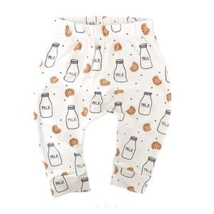 Kewe Clothing - milk & cookies harem pants - 6-12 months - NWOT